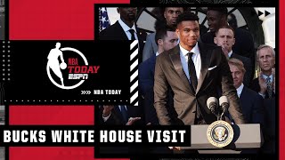 Milwaukee Bucks are honored as 2021 NBA Champions at the White House | NBA Today