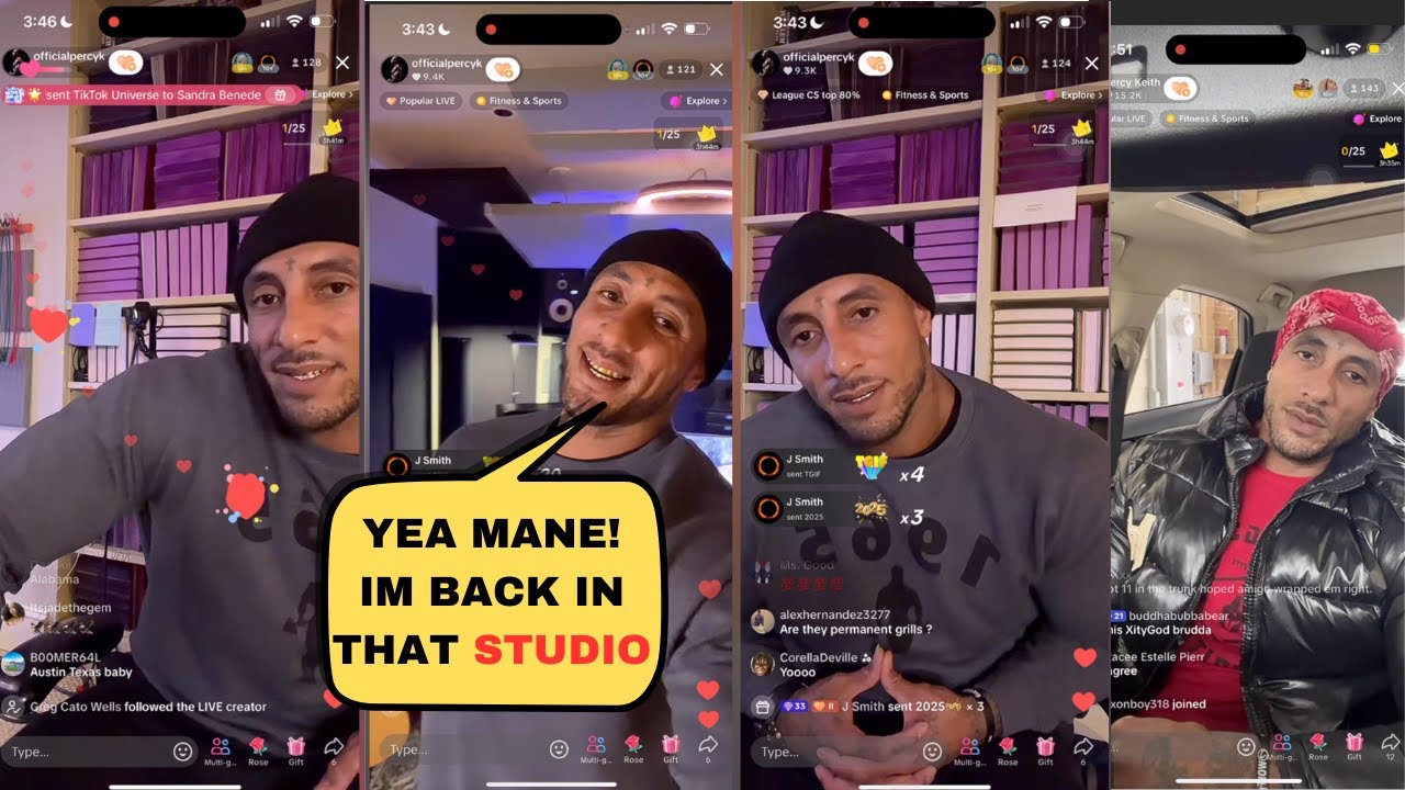 PERCY KEITH BACK IN THE STUDIO! SPEAKS ON HOW THE MUSIC INDUSTRY MAKES ...