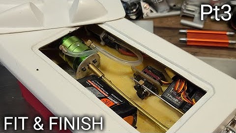 Rc Boat Build Series, Fit & Finish - Wet Pedle 16" Modified Stepped Mono Hull