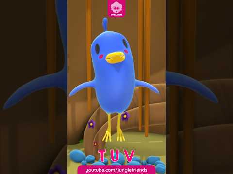 ABC Song - Short - The Alphabet Song - Learning ABC for Children - Jungle Friends Nursery Rhymes