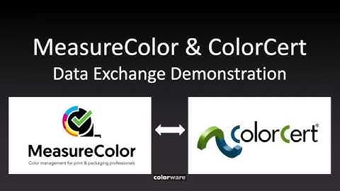 MeasureColor exporting measurements to ColorCert