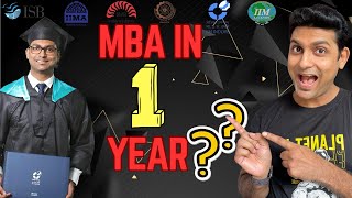 1 Year MBA| Executive MBA| 1 saal me MBA| IIM | ISB | XLRI | SPJain(Learn from IIM Alumnus)