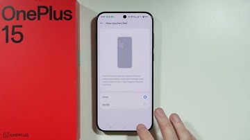 OnePlus 15: Trilling en haptiek in- en uitschakelen