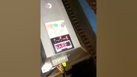 VSB 3HP Drive Installation in Calendar Machine - Rolling Plus Folding