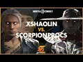 Scorpionprocs vs xshaolin  fujin vs kung lao  ft10 mortal kombat 11