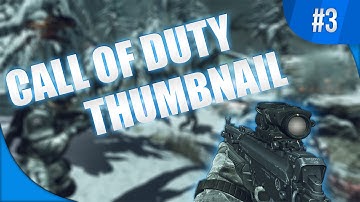 COD Video Thumbnail Template 3 - Free Photoshop Download