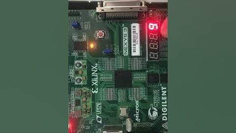 Mạch đếm 10 từ 0 đến 9 dùng VHDL