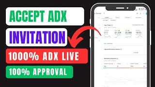 How to accept adx network invitation with 100% ads live alirght network