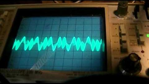 Testing IF transformer With Signal Generator and Scope (not a valid test)