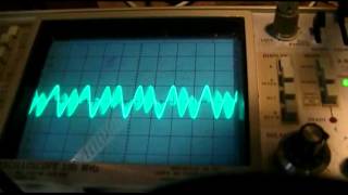 Testing IF transformer With Signal Generator and Scope (not a valid test)