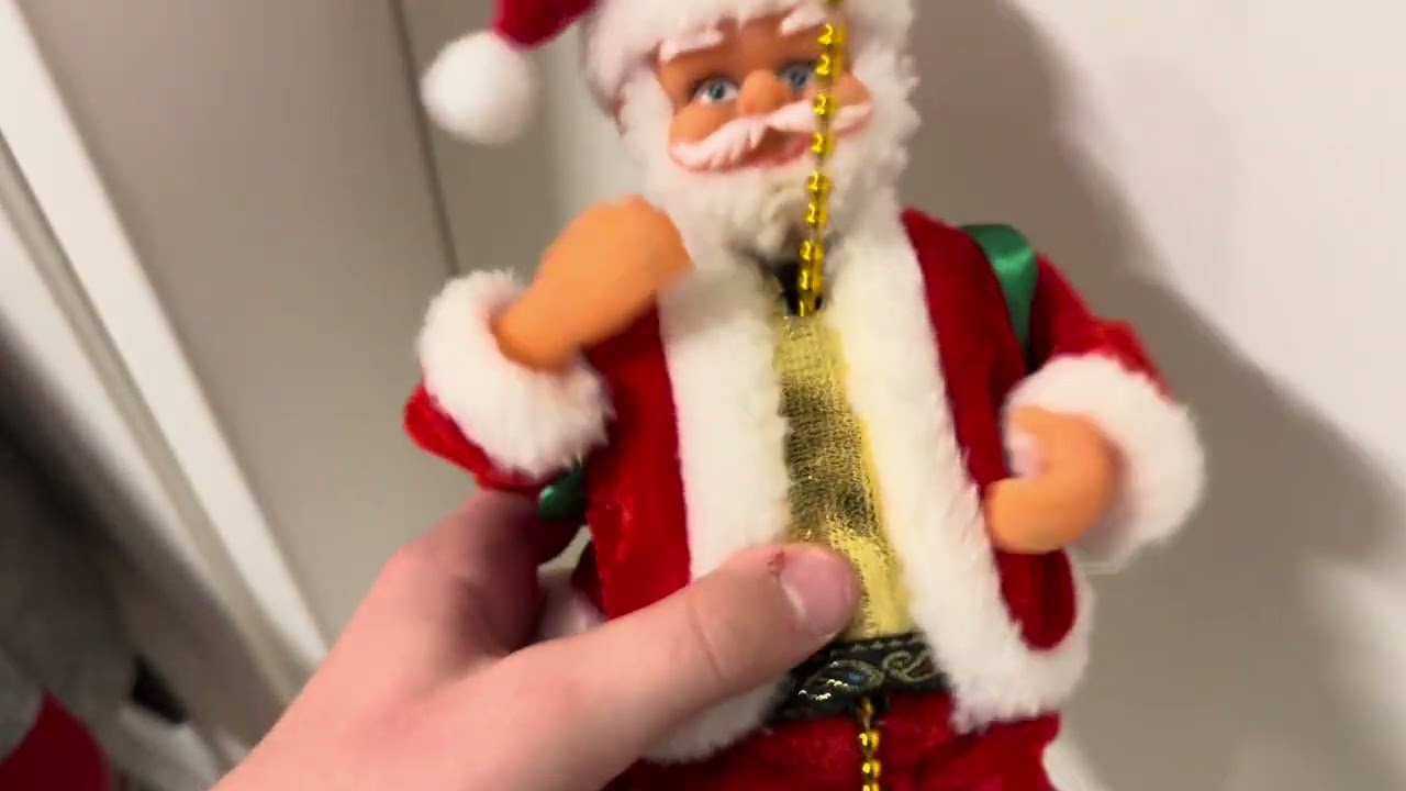 Climbing Santa Claus