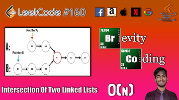 [Java] LeetCode 160 - Intersection Of Two Linked Lists in O(N) Time And O (1) Space Complexity