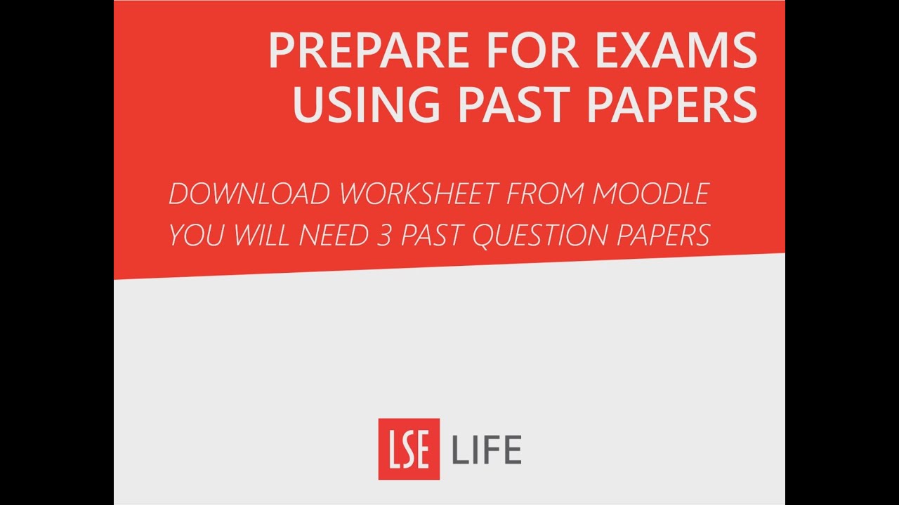 Prepare for LSE exams using past papers YouTube