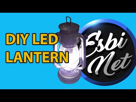 DIY LED Classic Lantern (Lampu Badai LED). 