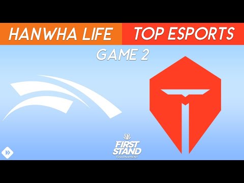 HLE vs TES Game 2 Highlights | First Stand 2025 Group Stage | Hanwha Life vs Top Esports G2