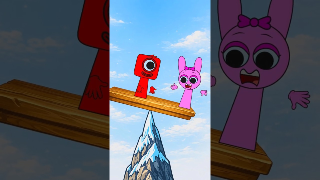 Pinki & Sprunki NumberBlocks OC One Love Balance Challenge! Incredibox Sprunki 