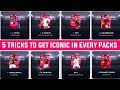 5 Extra Tricks to get Iconic Legend in every pack Pes 2021 Mobile || Iconic legend Trick