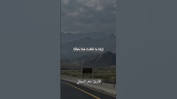 القرآن الكريم سورة:آل عمران آية:١٩١ الالقارئ:#ماهر_المعيقلي