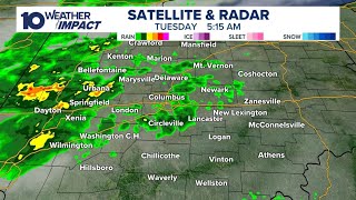 LIVE RADAR: Showers, storms moving through central Ohio