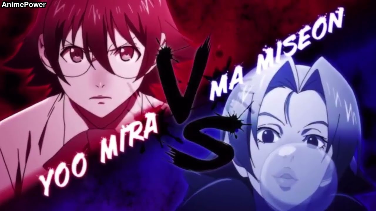 Yoo Mira VS Ma Miseon | The God Of High School | English Subbed 60FPS | Lufy