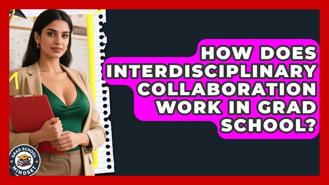 How Does Interdisciplinary Collaboration Work In Grad School? - Grad School Mindset