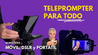 Cómo usar un Teleprompter 🔝 Ulanzi RT02 #teleprompter #aliexpress