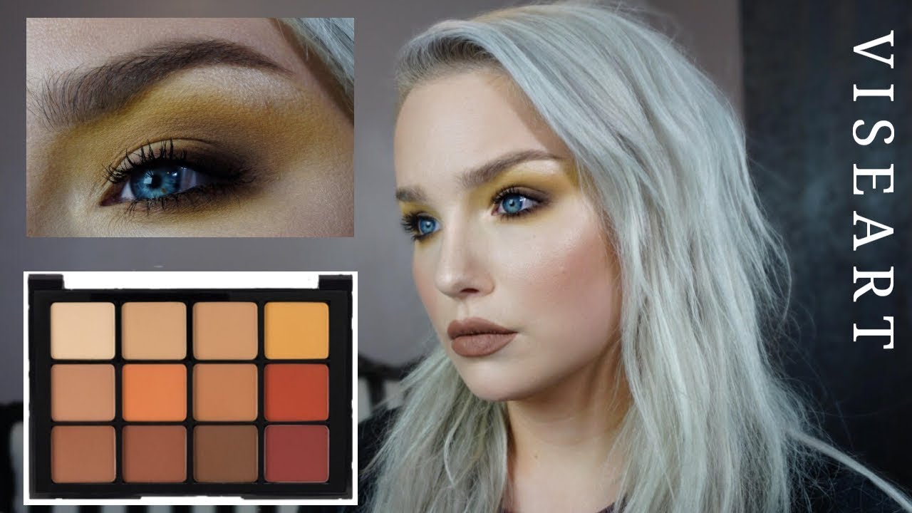 GRUNGY SMOKEY EYE - Viseart Warm Matte Eye Shadow Palette