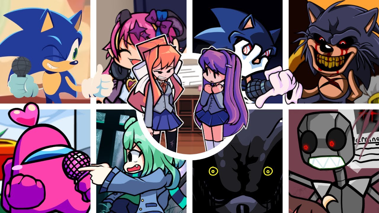 DEEP POEMS But Every Turn A Different Cover Is Used🎶(FNF: Hotline 024 But Everyone Sings it)