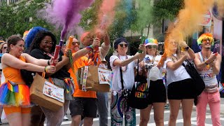 LGBT (Lesbian gay bisexual transgender) Boston Pride Parade 2024 4K 60fps