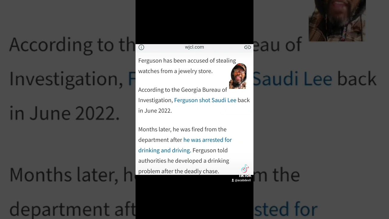 ⁣Ex-Cop who fatally shot Saudi Lee is now a career criminal. #saudilee #georgia #shorts #acabdevil