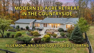 Inside A 899,000 Modern Retreat On 10 Acres For Sale In Bluemont, Virginia