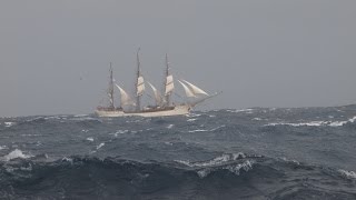 Bark Europa Sailing the Drake Passage