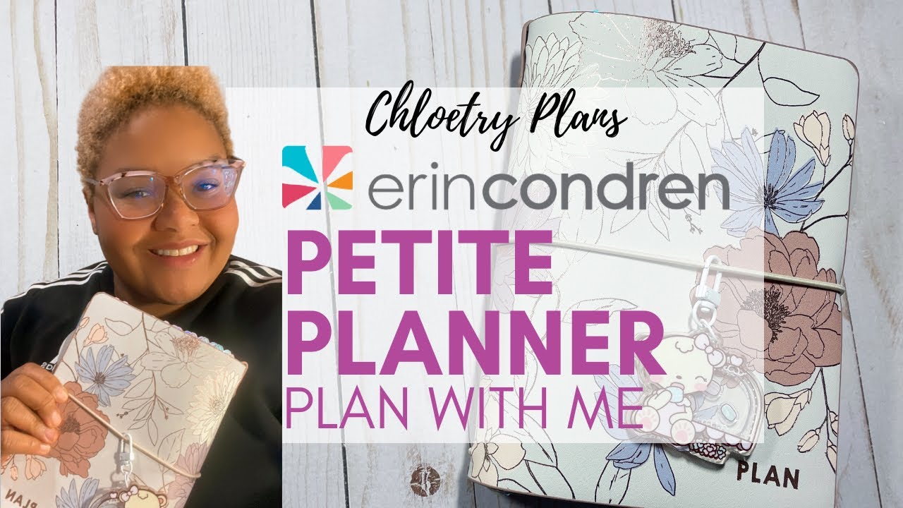 NEW Erin Condren Petite Planner Plan With Me | Chloetry Plans