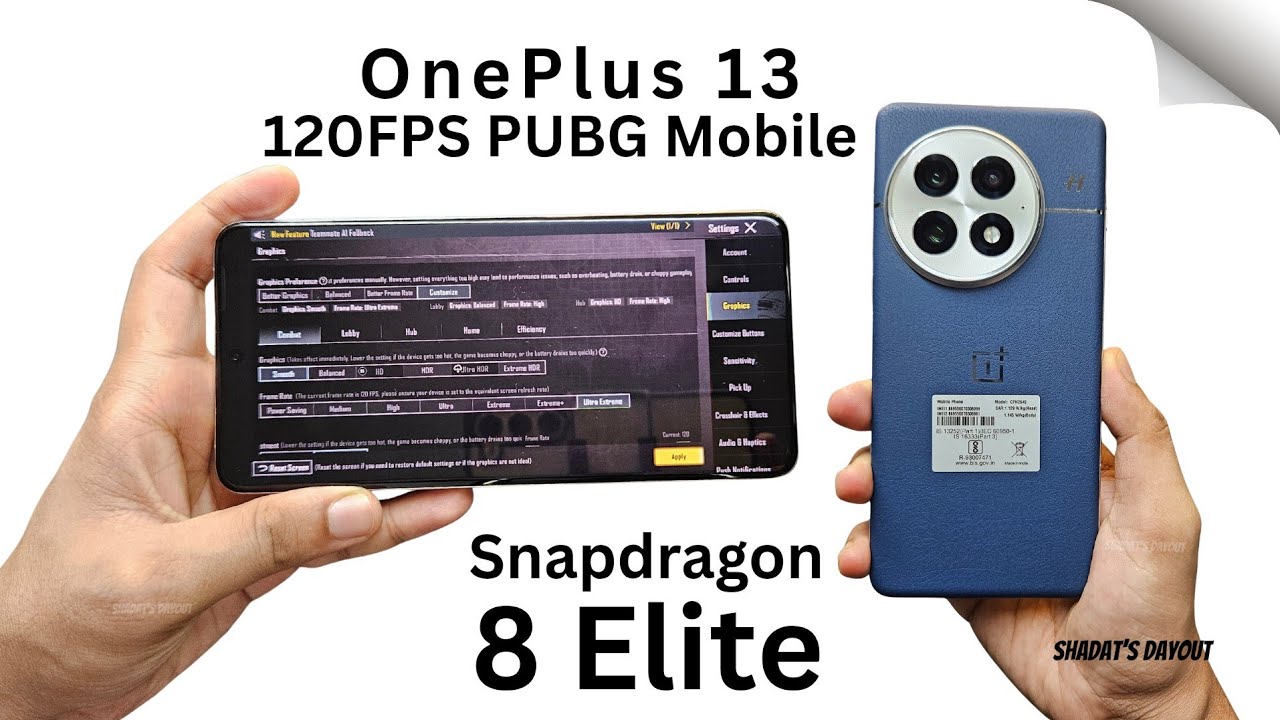 OnePlus 13 PUBG Mobile Gaming Test | Snapdragon 8 Elite