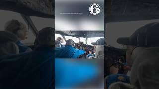 HURRICANE HUNTERS TOSSED BY  TURBULENCE WHILE ENTERING  EYE OF HURRICANE MELISSA
