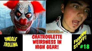 Chatroulette Trolling Omegle Troll Mr. Jingles The Evil Clown Hits Omegle Chat Roulette Again