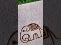 elephant mehndi design #elephant banae easy trick #elephant design #new short video 💯💯💯💯💯