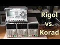 Rigol dp832 vs korad ka3005p