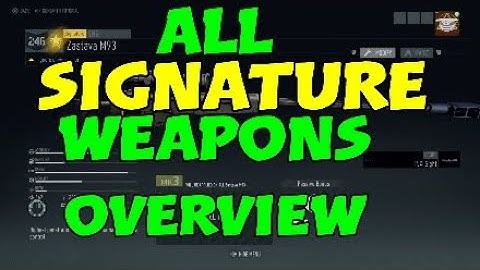 ALL SIGNATURE WEAPONS Overview | Ghost Recon Breakpoint #GhostReconBreakpoint #Signature #Weapons
