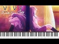 Vivy Fluorite Eye's Song - Harmony of One's Heart full) piano cover