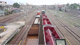7201次貨物列車自嘉義車站出發