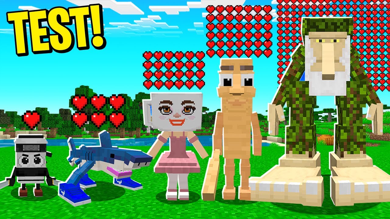 KTÓRY BRAINROT MA NAJWIĘCEJ ZDROWIA w Minecraft! *WIELKI TEST*