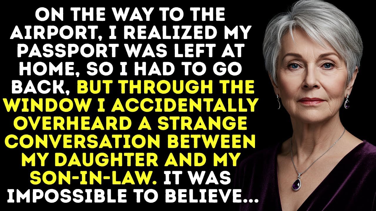 I Returned From The Airport For My Passport, But After Hearing A Conversation Between...