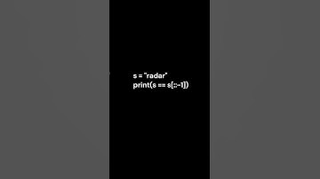 Palindrome Check Shortcut | #python #shorts @codemeg
