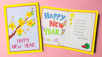 Cách làm thiệp chúc mừng năm mới | Cách làm thiệp tết | Cách làm thiệp chúc tết