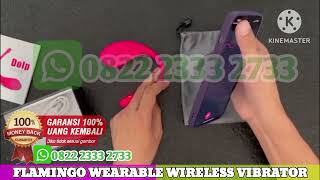 Flamingo Wearable Wireless - Alat Bantu Getar Wanita Model Remote Jarak Jauh 