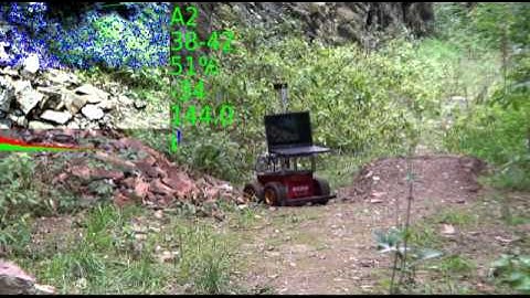 SurfNav system guiding a P3AT robot