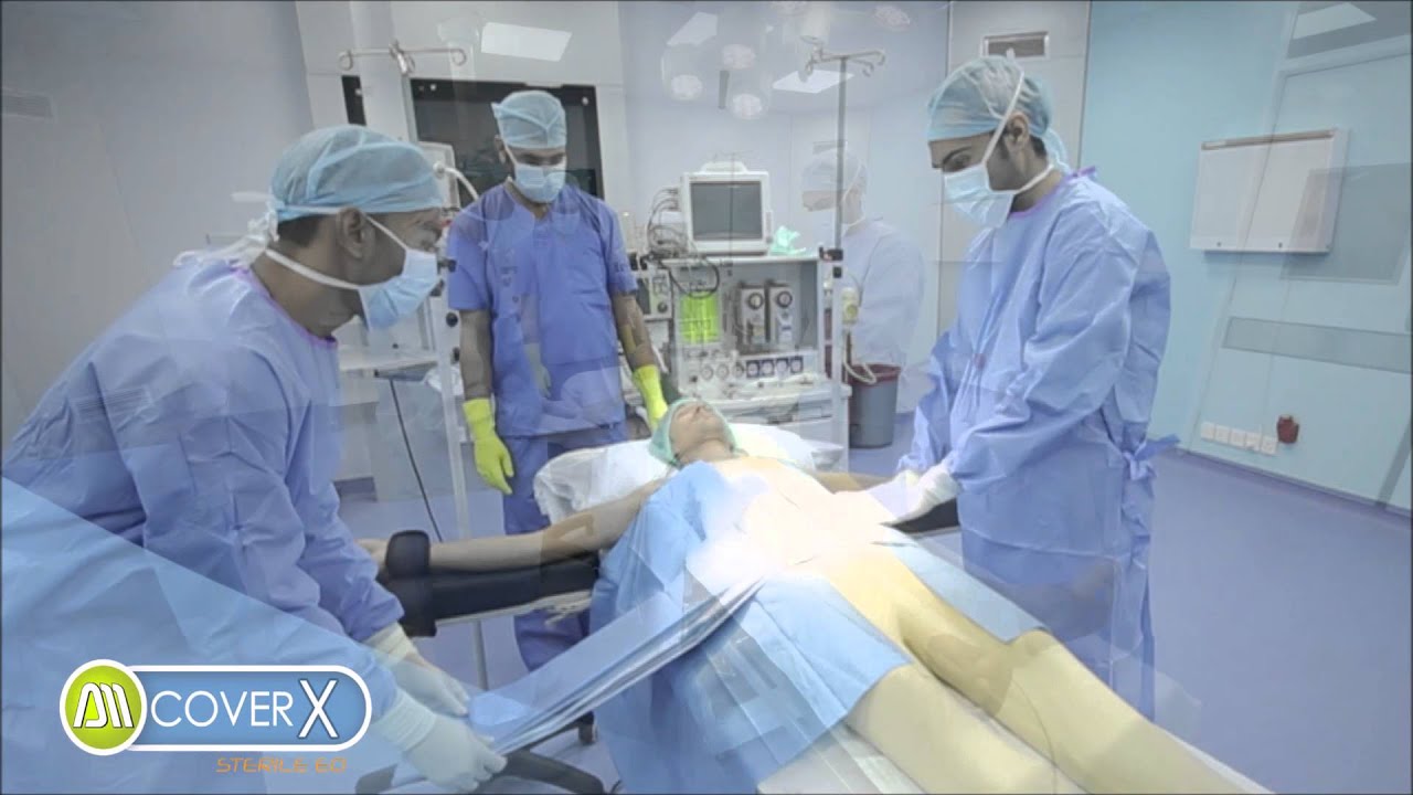 Cover X® Sterile, Disposable Drapes (General Surgery) and Gowns Video Tutorial YouTube