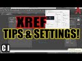 Autocad xref tips  settings overlay vs attach  more  external references  2 minute tuesday