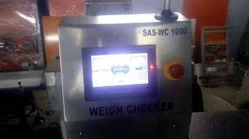 Check weigher with Collating System -- Shubham Automation Pvt. Ltd. - Ahmedabad